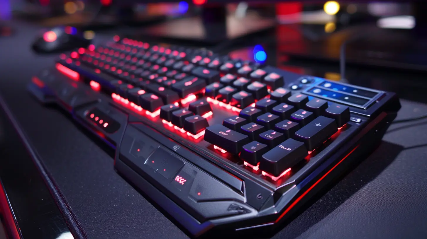 Gaming Keyboards with Built-In Screens and Displays