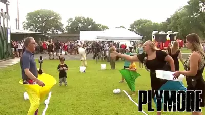 FOX 9 Town Ball Tour: Ian Leonard plays yard games in Brownton